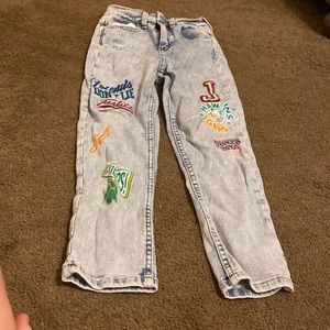 Do you like blue jeans with panther on it size 10
